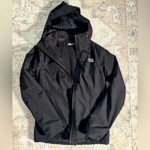 THE NORTH FACE HIGHANDDRY TRICLIMATE 3-IN-1 JACKET WOMEN'S, BLACK, SIZE XS